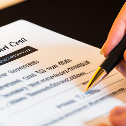 Filling out a secured credit card application form