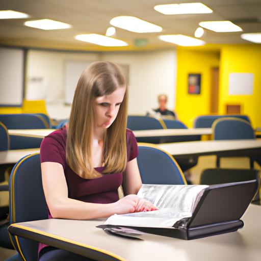 A student researching Prodigy Finance student loans online.